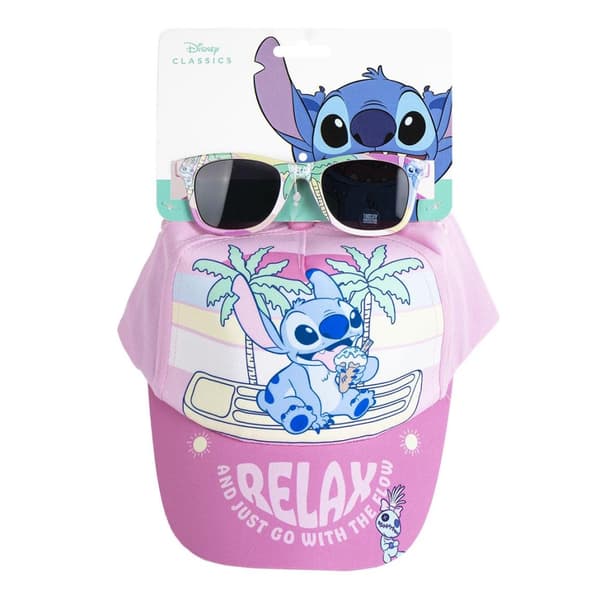 Disney Lilo & Stitch Rento aurinkolasit ja lippalakki -setti