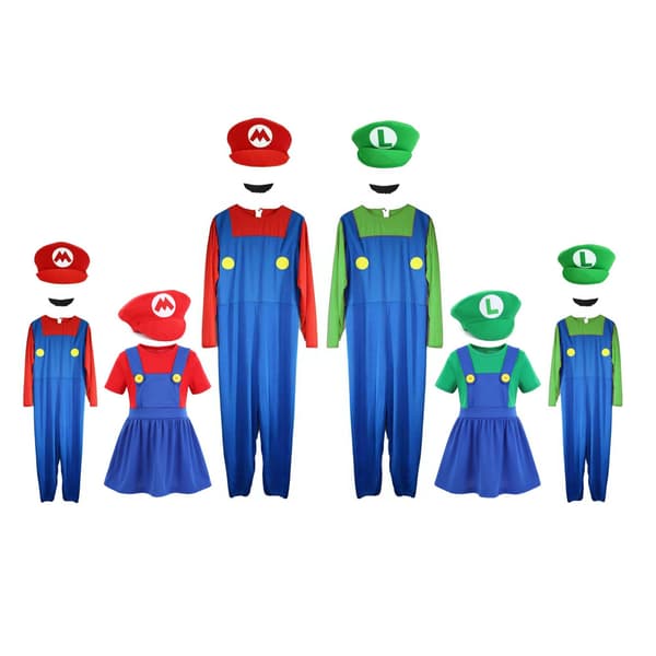 Rörmokare Maskeraddräkt - Kids dress RED (S - 100-115 cm)