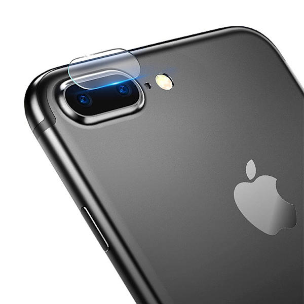 2 stk iPhone 7/8 Plus - Skjermbeskytter Kamera - Herdet Glass