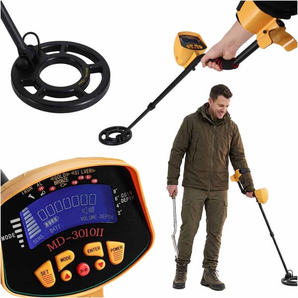 Metalldetektor med LCD-skjerm