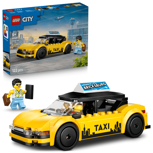 LEGO City 60487 Gul taxi