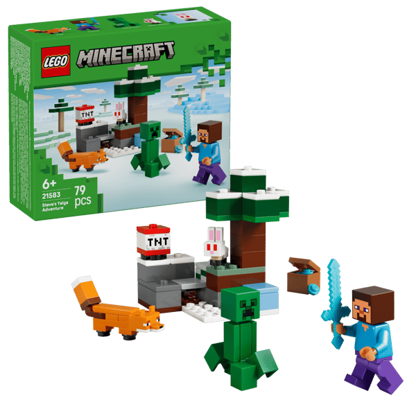 LEGO Minecraft Steves taigaäventyr 21583