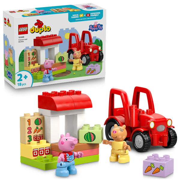 LEGO DUPLO Traktor och marknad 10468
