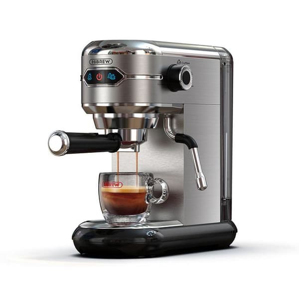 Kaffemaskine - HIBREW - H11 - 20 bar - Aftagelig tank 1,1 L - Kompatibel med formalet kaffe & kapsler