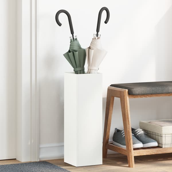 Förvaringskrok & Ställ Vit 15,5 x 15,5 x 49 cm Metall