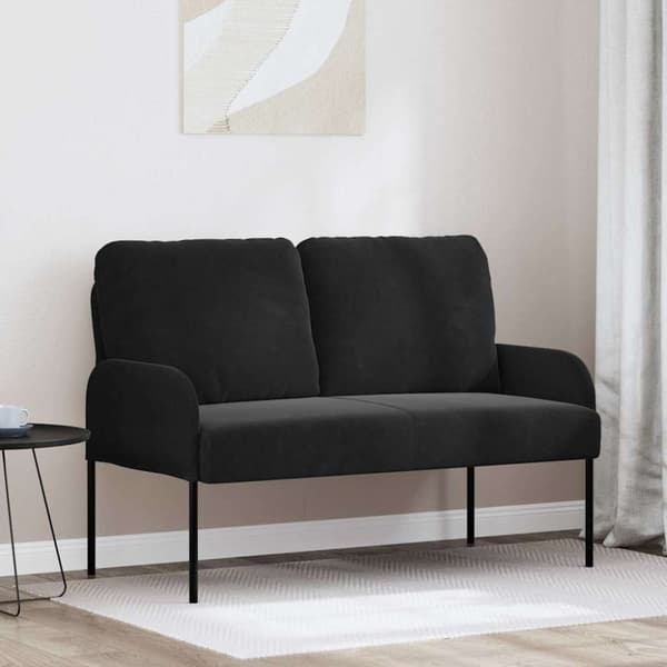 Soffor med kudde 110cm Svart Plywood