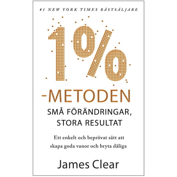 1 %-metoden : små förändringar, stora resultat : ett enkelt och beprövat sätt att skapa goda vanor och bryta dåliga (bok, danskt band)