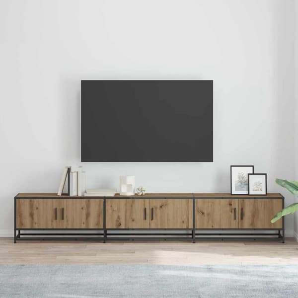 TV Enheter 2 pcs Artisan Ek 240 x 35 x 41 cm Konstruerat trä