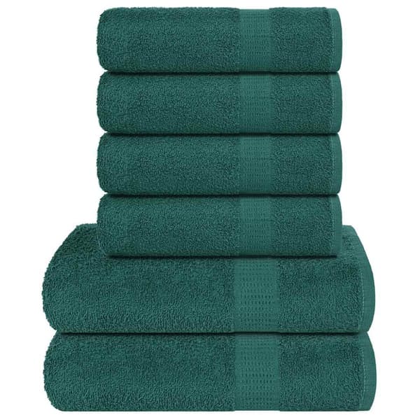 6-delat handduksset FROGN äppelgrön 360 gsm