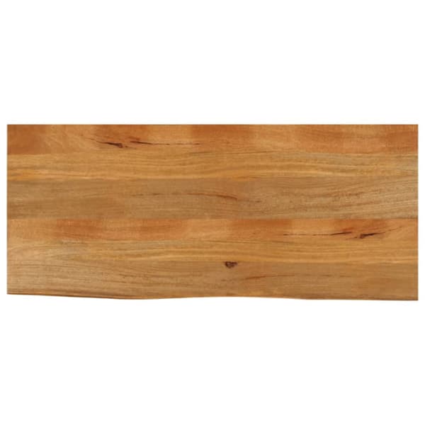 Bordsskiva 140x60x2,5 cm levande kant massivt mangoträ