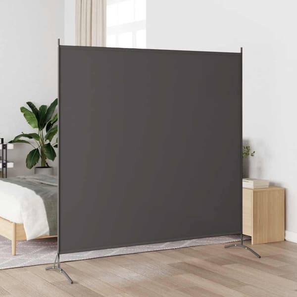 Rumsavdelare antracit 175x180 cm tyg