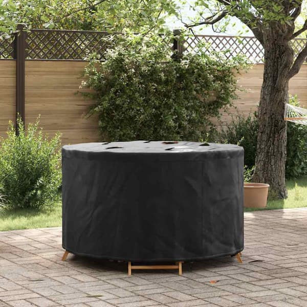 Möbelöverdrag Svart 128 x 128 x 71 cm 210D Oxford Tyg