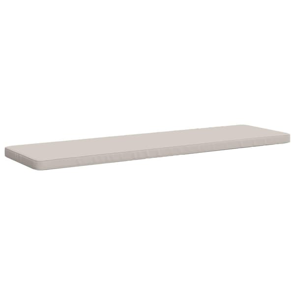 1-delad Bänk Kudde VUGHT 100% Polyester Vit 180 x 50 x 5 cm