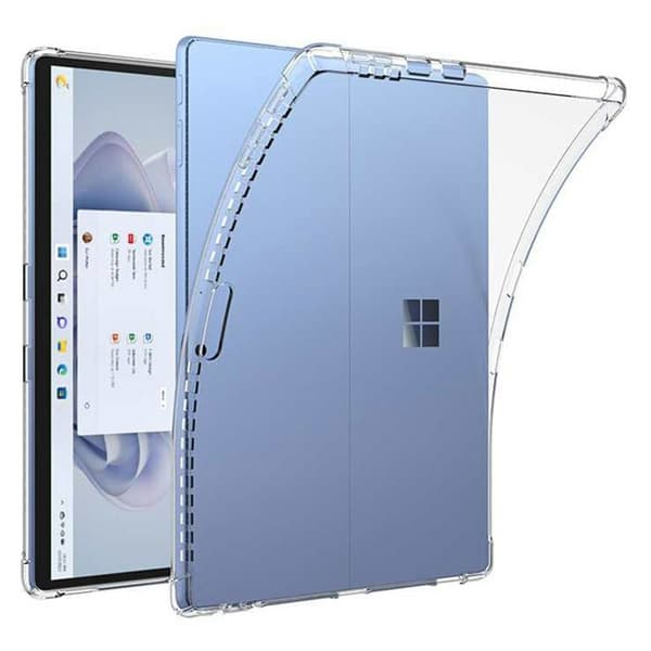 Läpinäkyvä suojakuori Microsoft Surface Pro 7 6 5 4:lle, iskunkestävä TPU-suoja