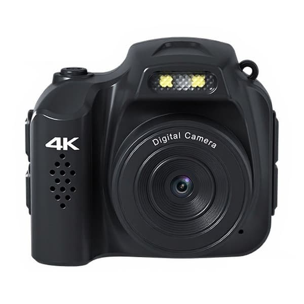 Kamera Digitalkamera Videokamera 4K Videooptager 64MP - Sort