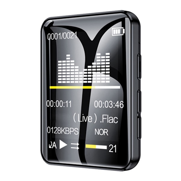 MROBO A7 MP4-spelare 2,0 tums TFT-färgskärm bärbar musikspelare, 16 GB minne