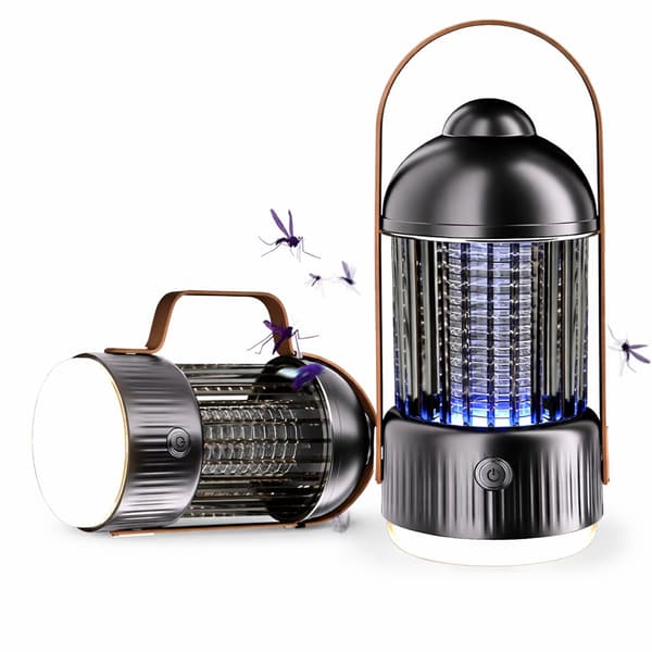 Insektlampa-360° Anti-mygglampa-Typ-c Elektrisk UV-insektsdödare-Tre belysningslägen-För hem, kök, balkong, terrass