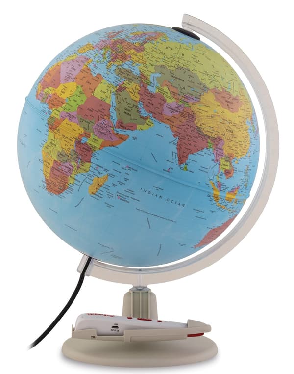 Jordglob Parlamondo Ø30cm 1/2 mer/plast, talande 9789189427662