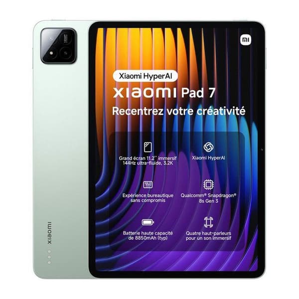 Tablet - Xiaomi - Pad 7 - 12 GB RAM - 256 GB lagring - 11,2" 3,2K 144Hz skärm