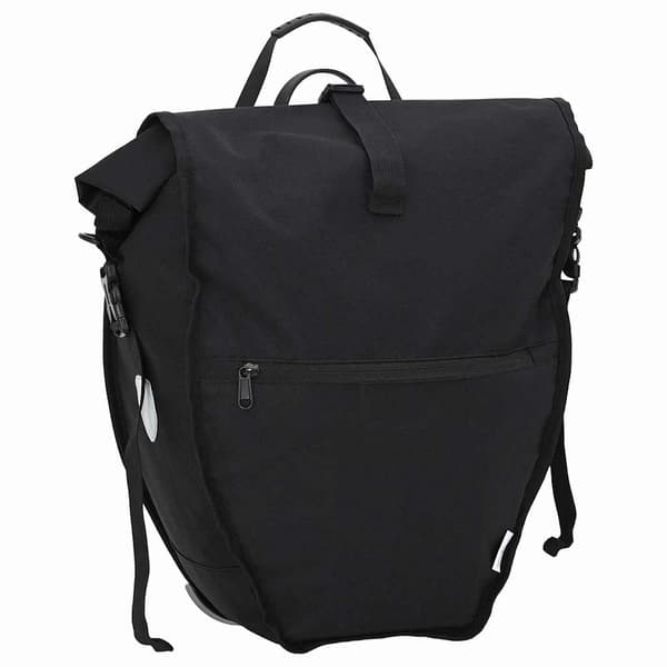 vidaXL Pyörälaukku pannier-laukulle 25 L Musta 32.5x17x57 cm