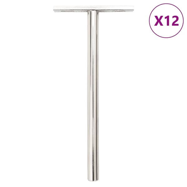 vidaXL kelluvat hyllykannattimet 12 kpl näkymätöntä Ø10x150 mm