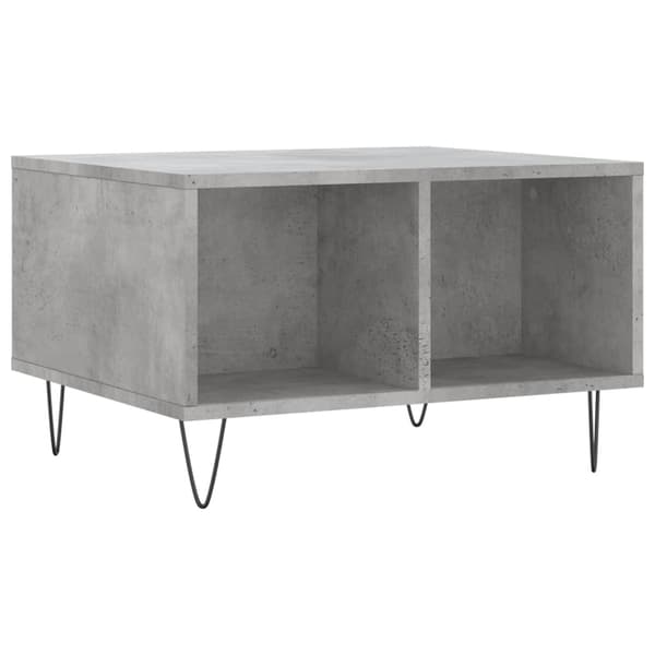 vidaXL sofabord 60x50x36,5 cm konstrueret træ betongrå