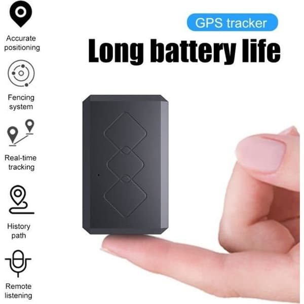 Mini GPS-tracker uten abonnement for bil, koffert, motorsykkel, sykkel, bagasje, GPS-lokalisering for barn