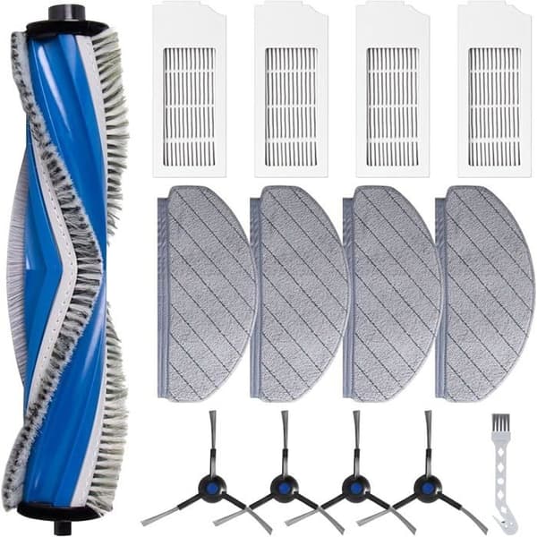 VUSZR Tillbehörskit för ECOVACS DEEBOT N20 N20 Plus N20 Pro Plus Robotdammsugare 1 Huvudborste BORSTE OCH DAMMSUGARTILLBEHÖR