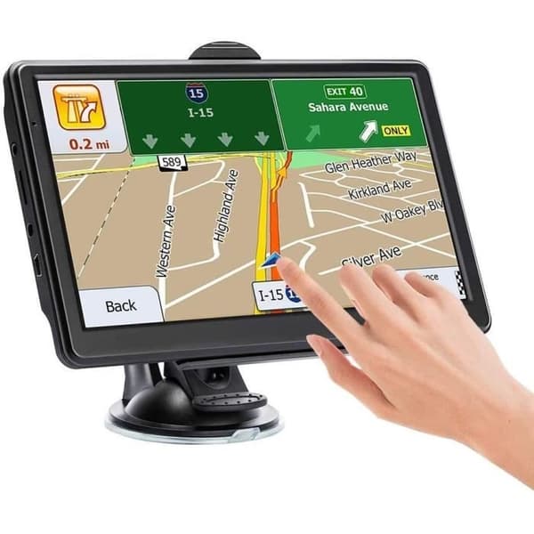Bil-GPS, 7-tums navigation för bil, lastbil, tunga fordon, navigator med HD-pekskärm och flerspråkig guide[1]