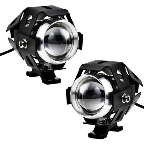 2 stk. 125W motorcykelforlygter ekstra LED-lygter motorcykelforlygter tågefri spotlight vandtæt LED-spotlight til motorcykel quad