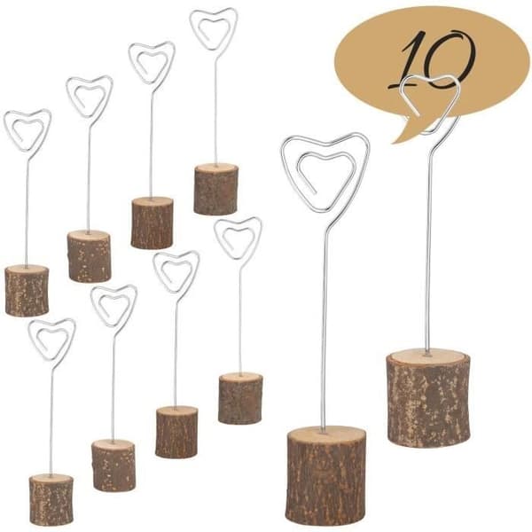 10 st namnskyltar i trä, placeringskort - bröllop, jul, dop, födelsedagar - lantlig bordsdekoration