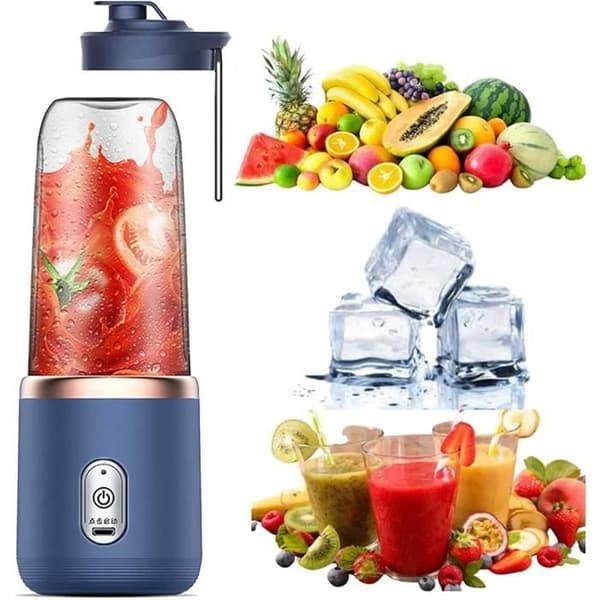 Minimixer, USB-laddningsbar bärbar mixer, 300 ml smoothiemixer, bärbar, frukt och grönsaker, mini elektrisk mixer [594]