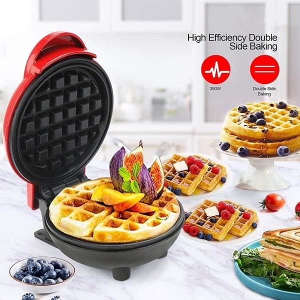 Multifunktionel elektrisk vaffeljern Vaffelgrillplader Croque monsieur-maskine