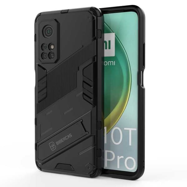 Xiaomi Mi 10T/10T Pro Stöttåligt Skal med Kickstand ThinArmor V2