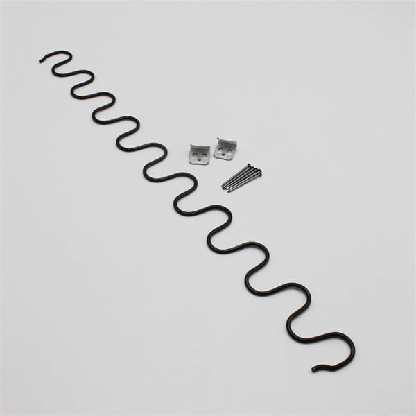 Kompressionsfjedersæt - Sofafjederclips - Møbelreparation - Rustfrit stål - 50 cm - Sølv