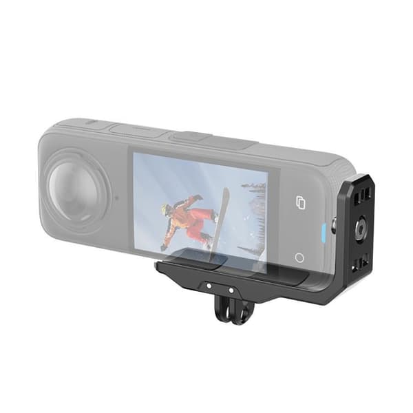 Velegnet til regntæt Insta360 X5/X4 quick-release beslag til horisontal og vertikal optagelse, magnetisk forlængertilbehør til actionkameraer.