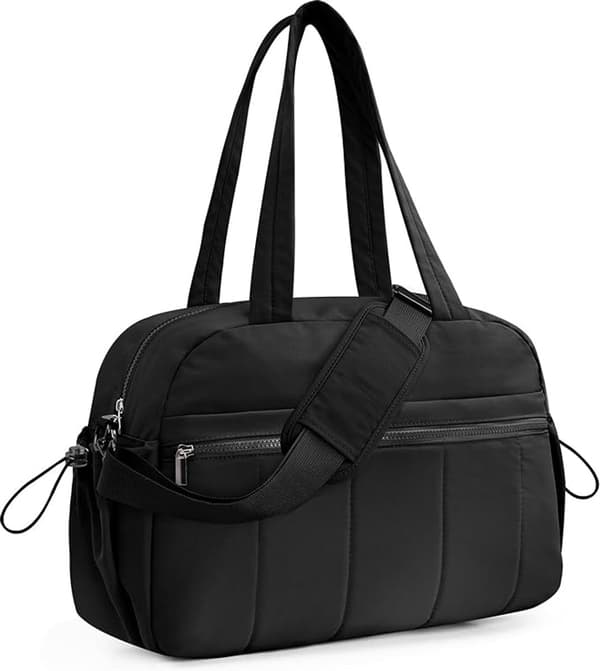 Resväska - Damweekendväska - Damsportväska - Resväska 40x30x20 - Handbagageväska - Handbagage - Damweekendväska - Svart