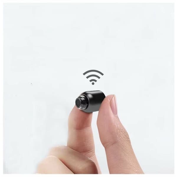 Dold trådlös Wi-Fi-kamera, 1920x1080p mini Wi-Fi-kamera med 140° vidvinkelobjektiv, hemsspionkamera, barnflickekamera med rörelsedetektering
