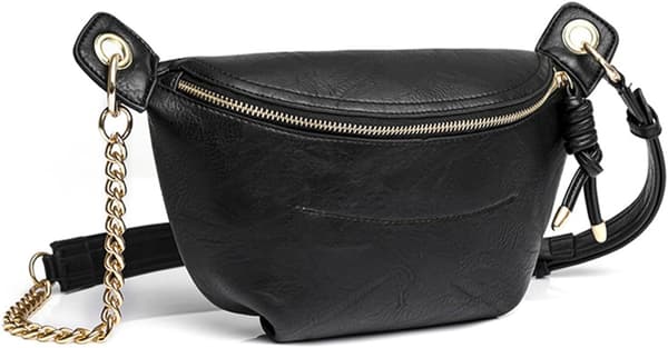 Vegansk læder taljetaske til kvinder - Festival - Mavetaske - Taljetaske - Taljetaske til kvinder - Skuldertaske - Taljetaske - Crossbody - Sling task