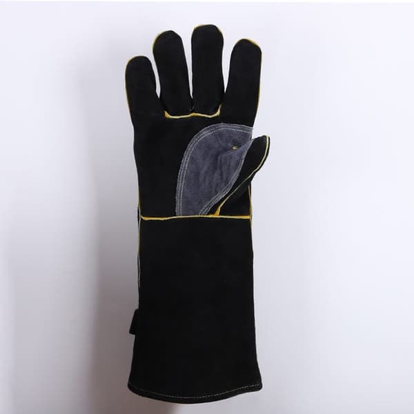Ekstreme brand- og varmebestandige handsker - læder med Kevlar-syninger - perfekte til pejse - ovne - grill - svejsning - 35 cm