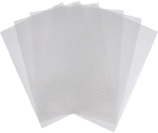 Metallsikt - 6 stycken - 30 x 21 cm - Insektsnät - 20 mesh - Finmaskigt - Metallnät - Musnät - Silver - Silver - 30 x 21 cm - 6 stycken