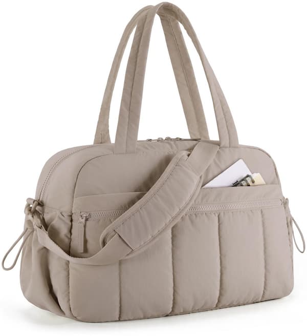 Rejsetaske Håndbagage 40x30x20 - Dame Weekendtaske - Fly Håndbagage - Håndbagagetaske Ryanair Transavia - Brun