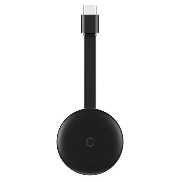 Trådlös HDMI-skärmspeglingsenhet, projektor, USB högupplöst utgång för mobiltelefon ansluten till TV, svart färg