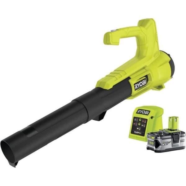 RYOBI RY18BLA-140 18V ONE + Turbo Jet Sladdlös Lövblås - 145 km/h - 1 18V 4,0 Ah batteri och 1 laddare