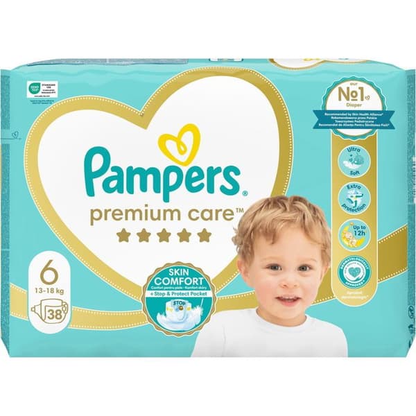 PAMPERS Premium Care str. 6 (38 stk)