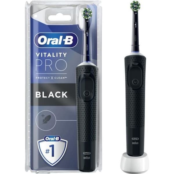 Oral-B Vitality Pro elektrisk tandbørste sort, 1 børstehoved
