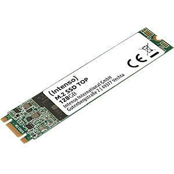 INTENSO - Top - Intern SSD - 128 Go - M.2 SATA III 6 Gb/s - Læsehastighed op til 520 Mo/s