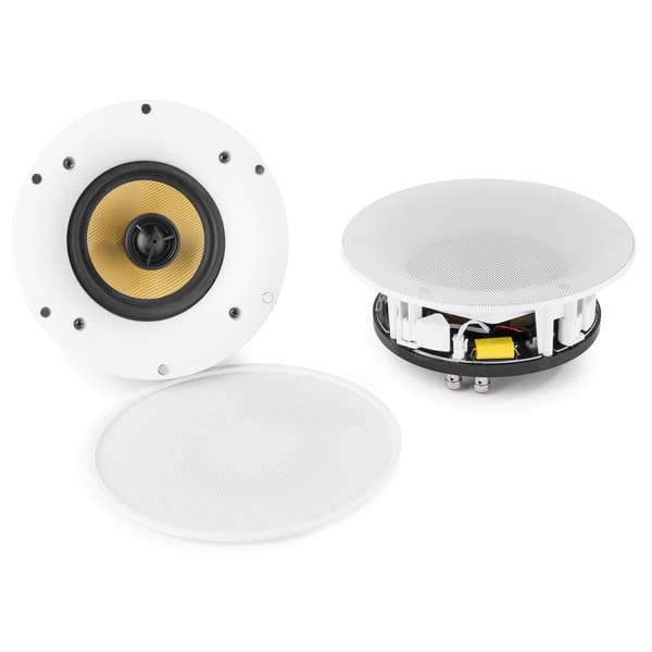 Power Dynamics WCS80 Förstärkare Takhögtalare, Set 2st, Wifi, BT 8"