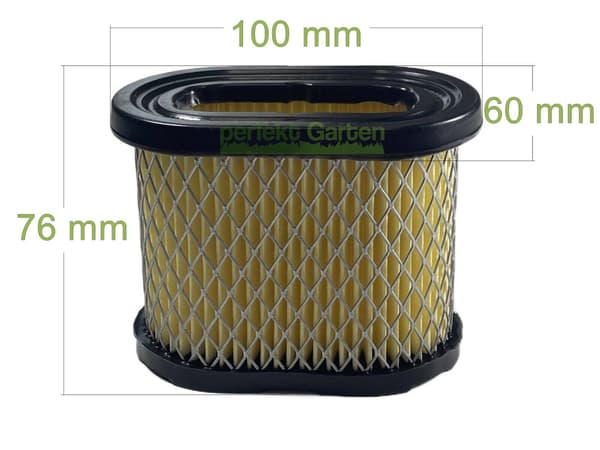 luftfilter för Briggs & Stratton B&S motorer OHV INTEK PRO 5,5 6,5 HK 498596 4224