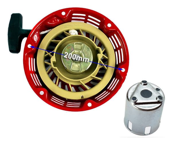21,5 CM rekylstarter + kop til Honda motor GX340 GX390 9-13 HK